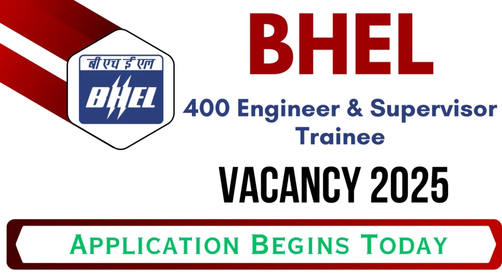 BHEL Supervisor Vacancy 2025